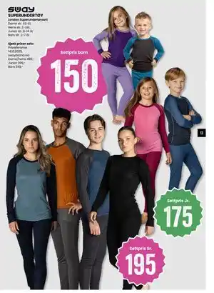 Sport Outlet SUPERUNDERTØY tilbud