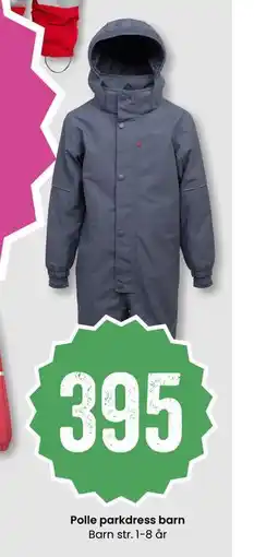 Sport Outlet Polle parkdress barn, NOK 395 tilbud