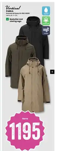 Sport Outlet PARKA, NOK 1195 tilbud