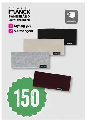 Sport Outlet PANNEBÅND, NOK 150 tilbud