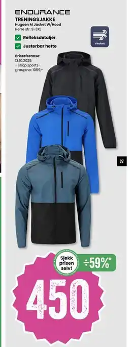 Sport Outlet TRENINGSJAKKE, NOK 450 tilbud