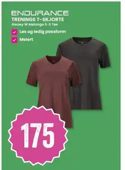 Sport Outlet TRENINGS T-SKJORTE, NOK 175 tilbud