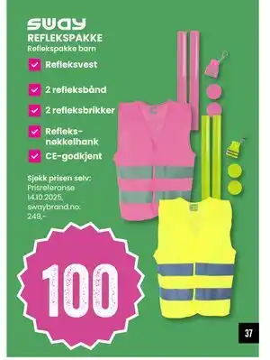 Sport Outlet REFLEKSPAKKE, NOK 100 tilbud