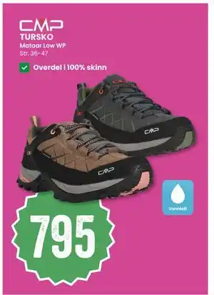 Sport Outlet Mataar Low WP, NOK 795 tilbud