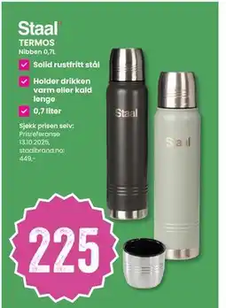 Sport Outlet TERMOS, NOK 225 tilbud