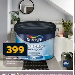 Megaflis Nordsjø Perform+ våtrom, NOK 399 tilbud