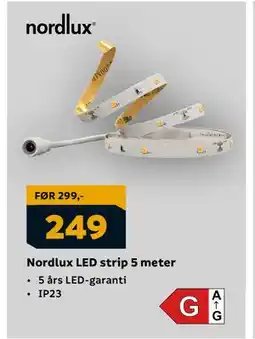 Megaflis Nordlux LED strip 5 meter, NOK 249 tilbud