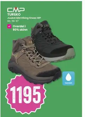 Sport Outlet Juukat Mid Hiking Shoes WP, NOK 1195 tilbud