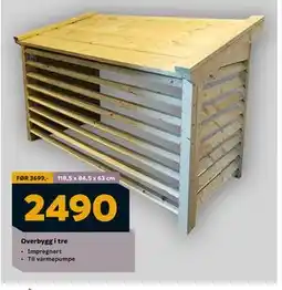 Megaflis Overbygg i tre, NOK 2490 tilbud