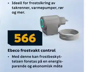 Megaflis Ebeco frostvakt control, NOK 566 tilbud