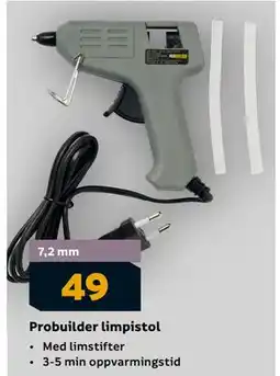 Megaflis Probuilder limpistol, NOK 49 tilbud