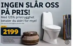 Megaflis Gustavsberg Nautic 5500 toalett m/skjult S-lås, NOK 2199 tilbud