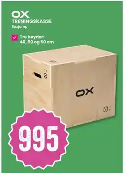 Sport Outlet TRENINGSKASSE, NOK 995 tilbud