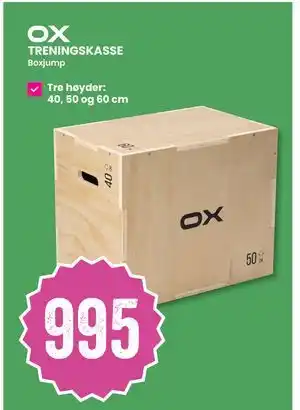 Sport Outlet TRENINGSKASSE, NOK 995 tilbud
