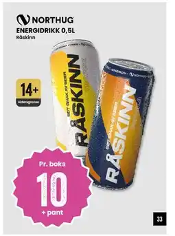 Sport Outlet ENERGIDRIKK 0,5L, NOK 10 tilbud