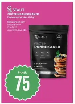 Sport Outlet PROTEINPANNEKAKER, NOK 75 tilbud