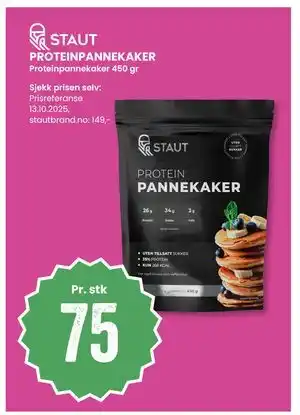 Sport Outlet PROTEINPANNEKAKER, NOK 75 tilbud