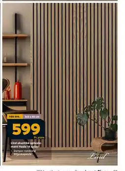 Megaflis Lind akustikk spileelement Hasle 14 spiler, NOK 599 tilbud