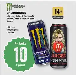 Sport Outlet ENERGIDRIKK, NOK 10 tilbud