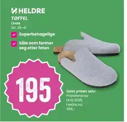 Sport Outlet TØFFEL, NOK 195 tilbud