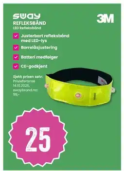 Sport Outlet REFLEKSBÅND, NOK 25 tilbud