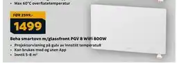 Megaflis Beha smartovn m/glassfront PGV 8 WiFi 800W, NOK 1499 tilbud