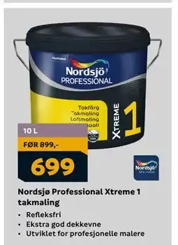 Megaflis Nordsjø Professional Xtreme 1 takmaling, NOK 699 tilbud