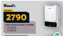Megaflis Woods avfukter for kalde rom WDD80, NOK 2790 tilbud