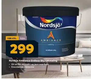 Megaflis Nordsjø Ambiance Endless Sky takmaling, NOK 299 tilbud