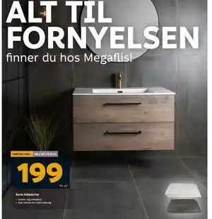 Megaflis Serie Industrial, NOK 199 tilbud