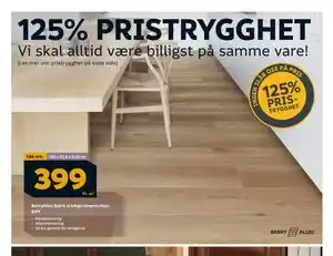 Megaflis BerryAlloc Spirit xl kings canyon vinylgulv, NOK 399 tilbud