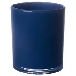 IKEA Vindstilla Lysholder, mørk blå, 11 cm tilbud