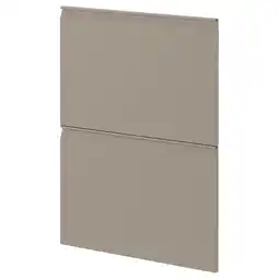 IKEA Metod 2 fronter til oppvaskmaskin, Upplöv matt mørk beige, 60 cm tilbud