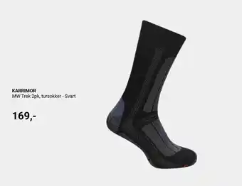 XXL Sport KARRIMOR Mw trek 2pk, tursokker - svart tilbud
