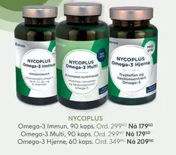 Vitusapotek Omega-3 Hjerne, NOK 209.5 tilbud