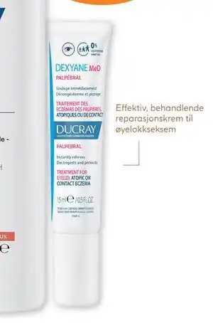 Vitusapotek Ducray Dexyane MeD Palpebral, NOK 111.5 tilbud