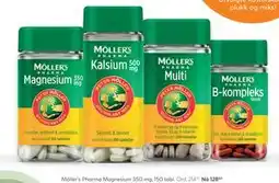 Vitusapotek Möller’s Pharma Magnesium, NOK 128.5 tilbud