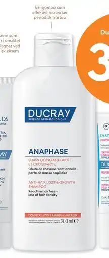 Vitusapotek Ducray Anaphase Shampoo, NOK 153.5 tilbud