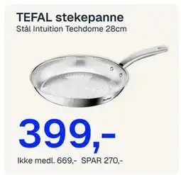 Jernia TEFAL stekepanne, NOK 669, Medlemspris tilbud