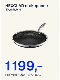 Jernia HEXCLAD stekepann e, NOK 1999, Medlemspris tilbud