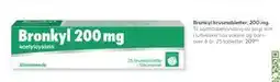 Vitusapotek Bronkyl brusetabletter, 200 mg, NOK 209.9 tilbud