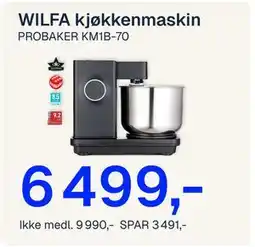 Jernia WILFA kjøkkenmaskin, NOK 9990, Medlemspris tilbud