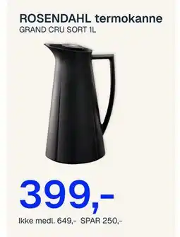 Jernia ROSENDAHL termokanne, NOK 649, Medlemspris tilbud