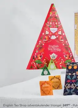 Vitusapotek English Tea Shop adventskalender triangel, NOK 249.9 tilbud