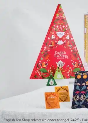Vitusapotek English Tea Shop adventskalender triangel, NOK 249.9 tilbud