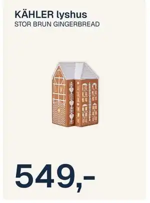 Jernia KÄHLER lyshus, NOK 549 tilbud