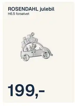 Jernia ROSENDAHL julebil, NOK 199 tilbud