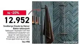 Comfort Svedbergs Clouds by Halvor Bakke takdusjsett, NOK 12952 tilbud