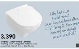 Comfort Villeroy & Boch O.Novo Compact, NOK 3390 tilbud