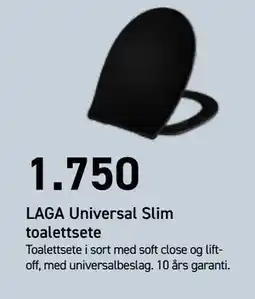 Comfort LAGA Universal Slim toalettsete, NOK 1750 tilbud